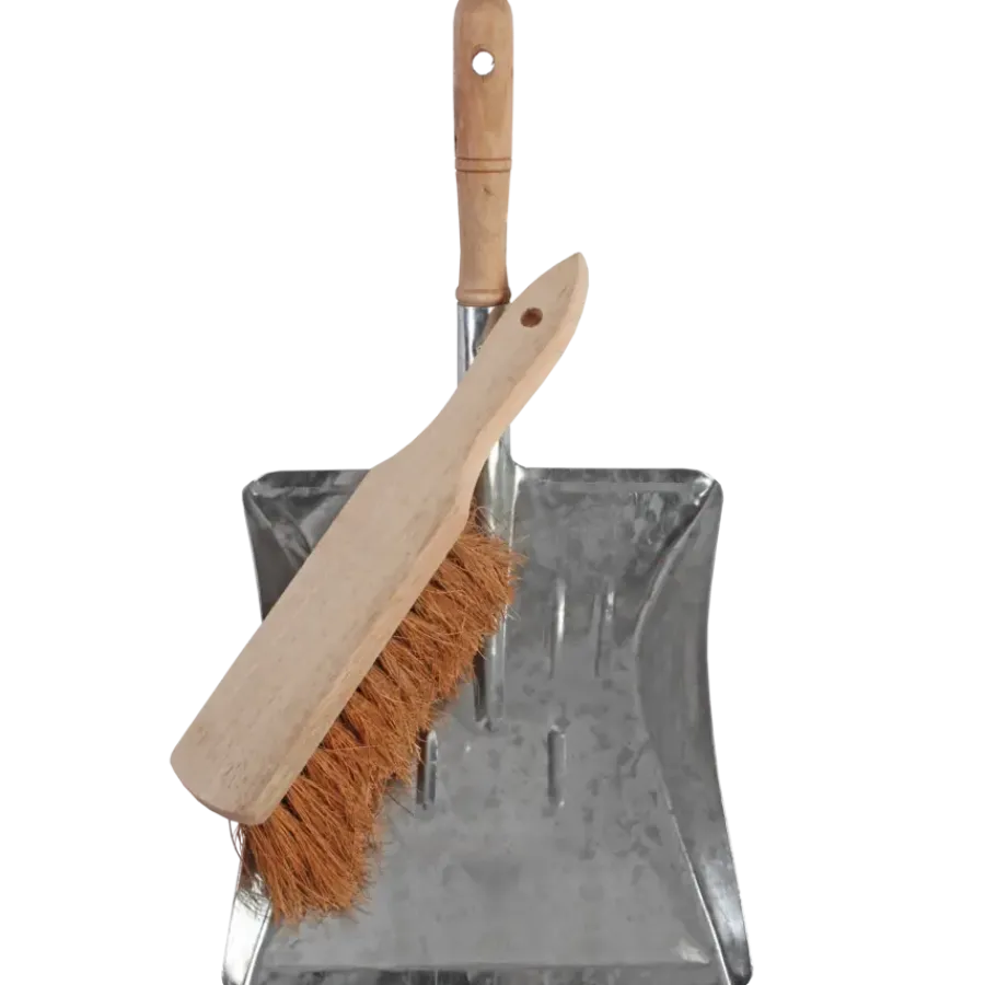Talen Tools Stoffer en blik met houten handvat