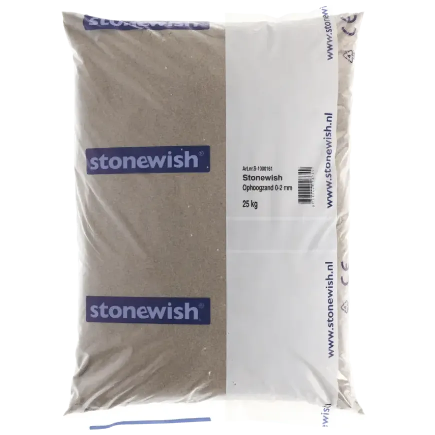 Stonewish ophoogzand 0 - 2 mm 25 kg