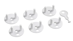 Secu Stopcontact plug met sleutel 6 stuks