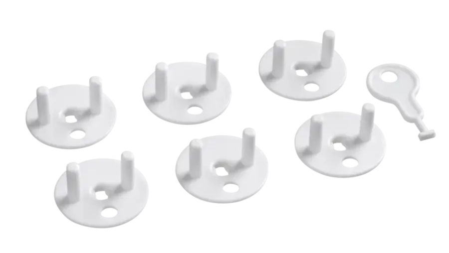 Secu Stopcontact plug met sleutel 6 stuks