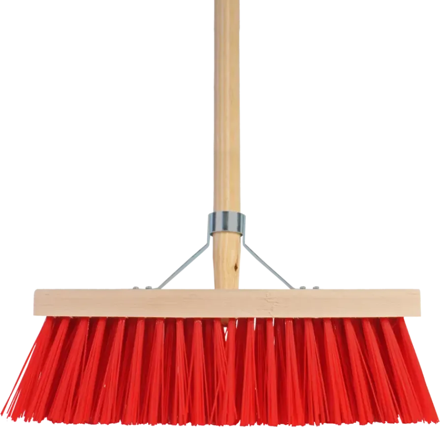 Geen Straatbezem 35 cm met steel 140 cm