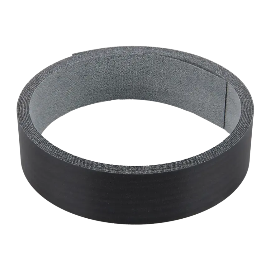 Strijkband antraciet essen 23 mm 2,5 m