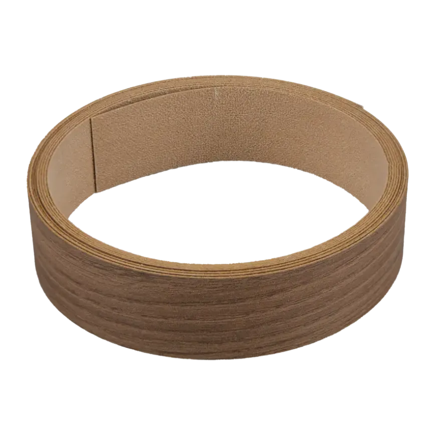 Strijkband bruin eiken 23 mm 2,5 meter