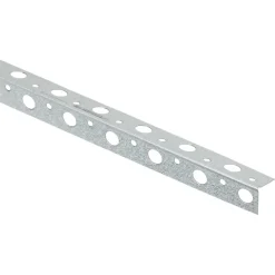 Stuc-/ hoekprofiel aluzink staal voor 6 mm stucdikte 260 cm