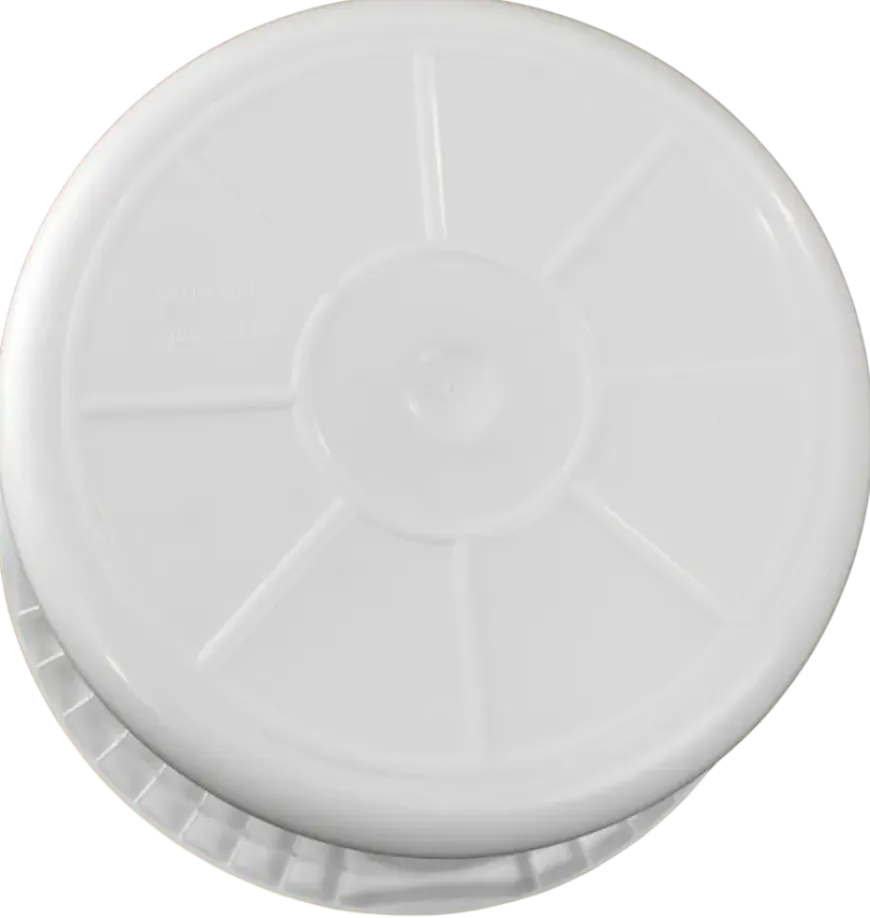 Stuckuip rond 40 liter wit