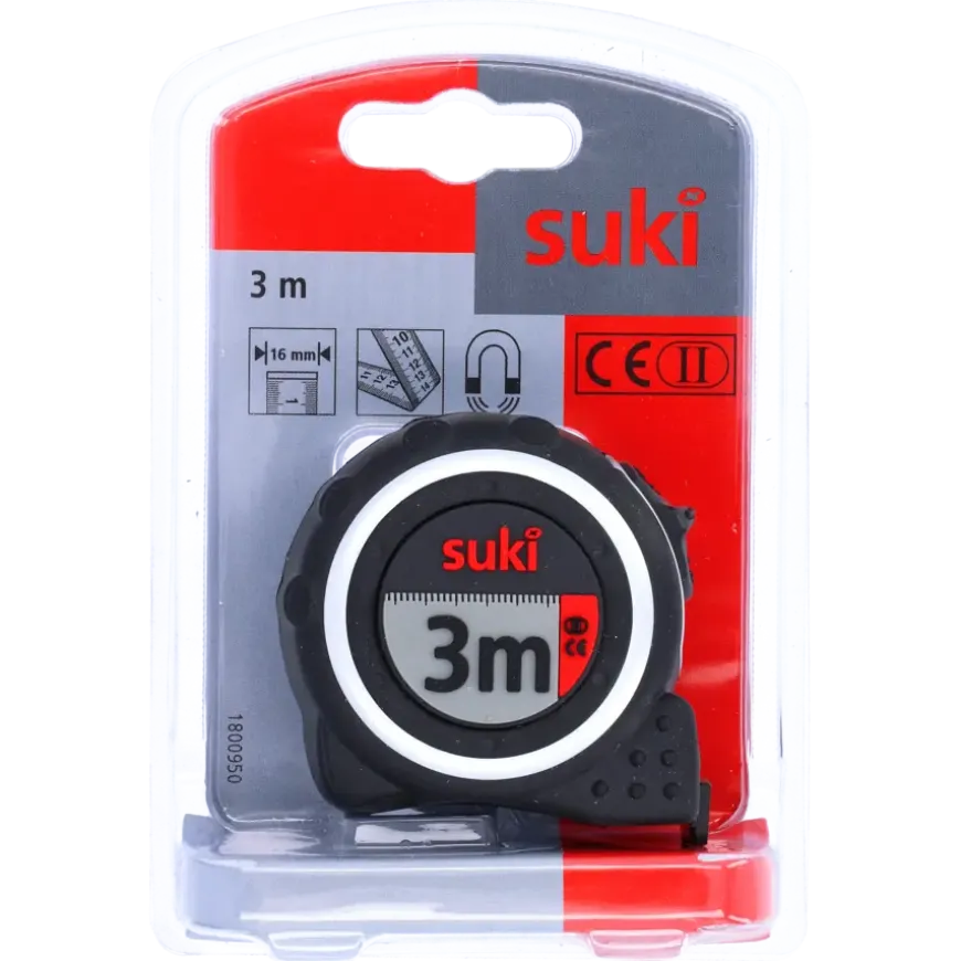 Suki rolbandmaat 3m dubbel bedrukt