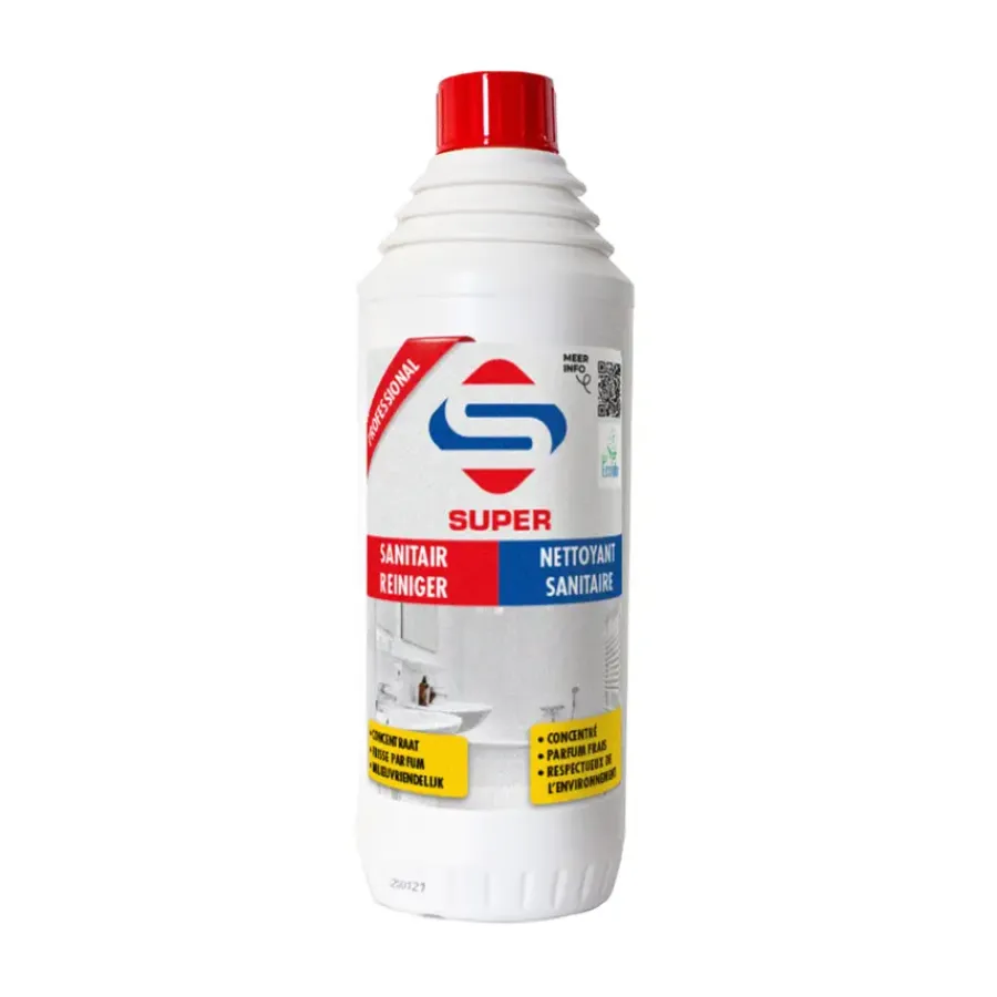 Super Cleaners SUPER sanitair reiniger geconcentreerde spray ECO 1 L