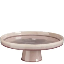 Geen Taartschaal op voet paars - h11xd28cm