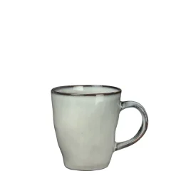 Geen Tabo senseo beker met oor grijs - h8,5xd7,5cm