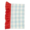 Geen Tafelkleed ruit licht blauw - l180xb130cm