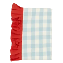 Geen Tafelkleed ruit licht blauw - l180xb130cm