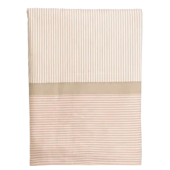 Geen Tafelkleed streep roze 250 x 140 cm