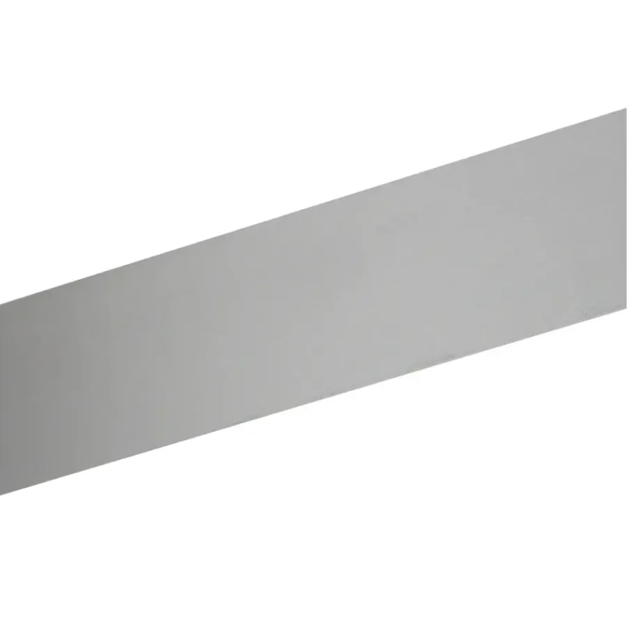 Geen Tafelrand aluminium mat zilver 18x1000x1,5mm