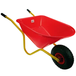 Talen Tools kinderkruiwagen rood kunststof 60 x 43 cm