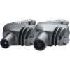 Technetix coax connector haaks male/female