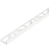 Geen Tegelprofiel haaks aluminium wit 8 mm 300 cm