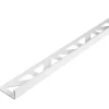 Geen Tegelprofiel haaks PVC wit 12,5 mm 300 cm