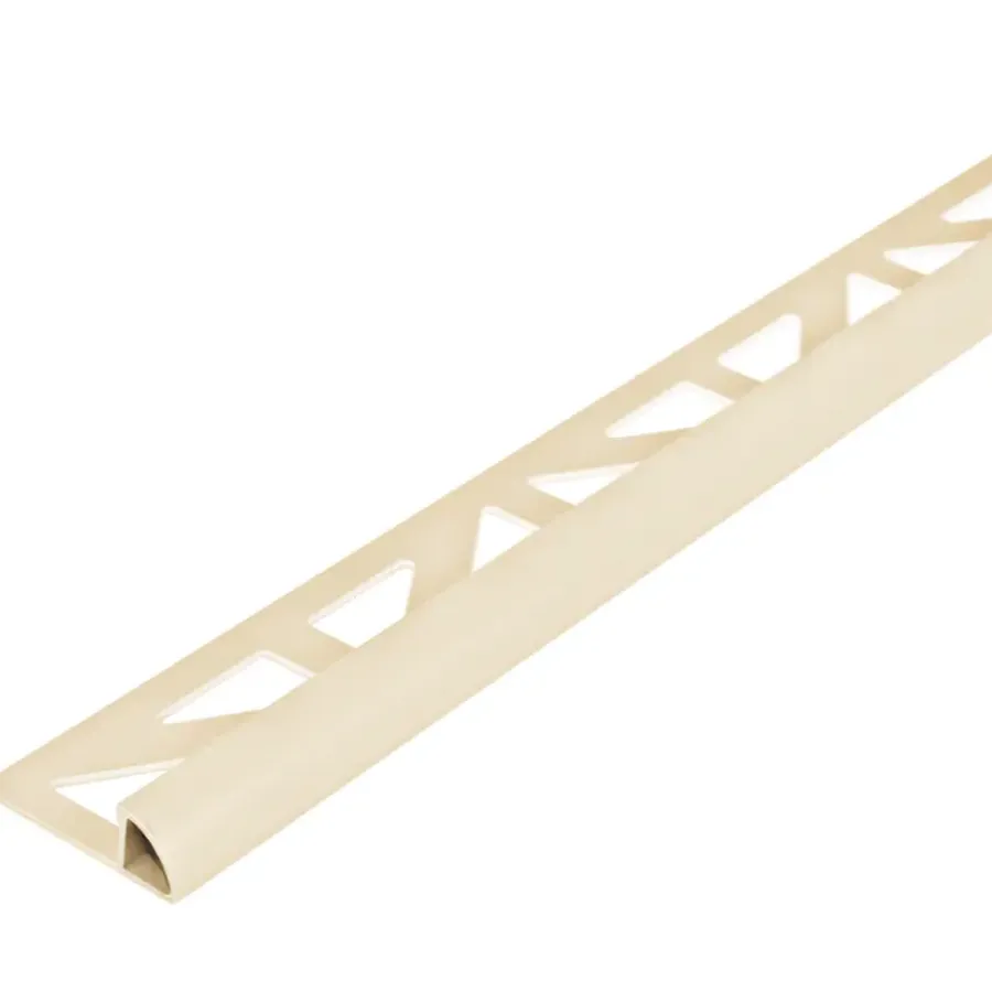 Geen Tegelprofiel kwartrond PVC jasmijn 8 mm 300 cm
