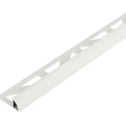 Geen Tegelprofiel kwartrond PVC wit 10 mm 300 cm