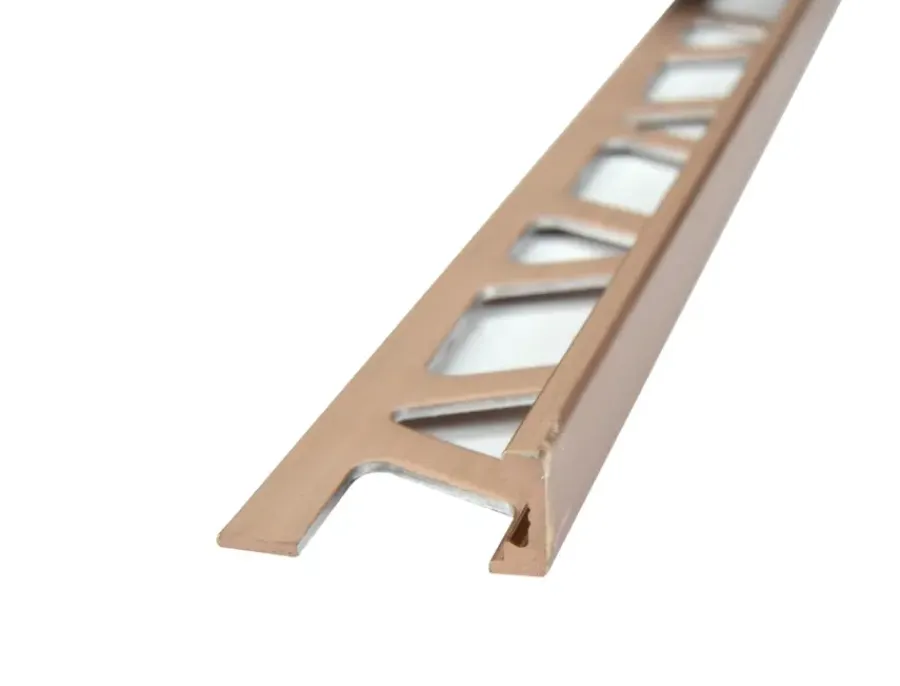 Maclean homestyling Tegelprofiel recht koper metaal 10 mm 270 cm