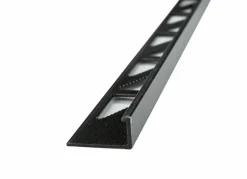 Maclean homestyling Tegelprofiel recht zwart kunststof 10 mm 270 cm