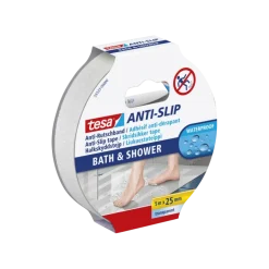 Tesa anti-slip tape douche transparant 25 mm x 5 m