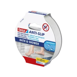Tesa anti-slip tape douche transparant 25 mm x 5 m