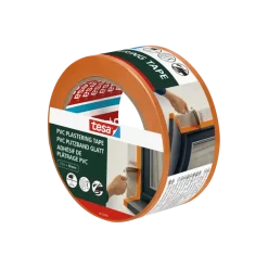 Tesa bepleisteringstape PVC oranje 50 mm x 33 m
