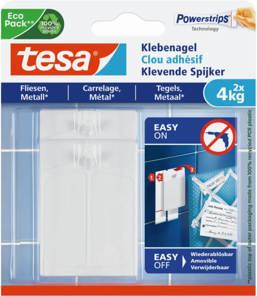 Tesa Klevende Spijkers voor Tegels en Metaal