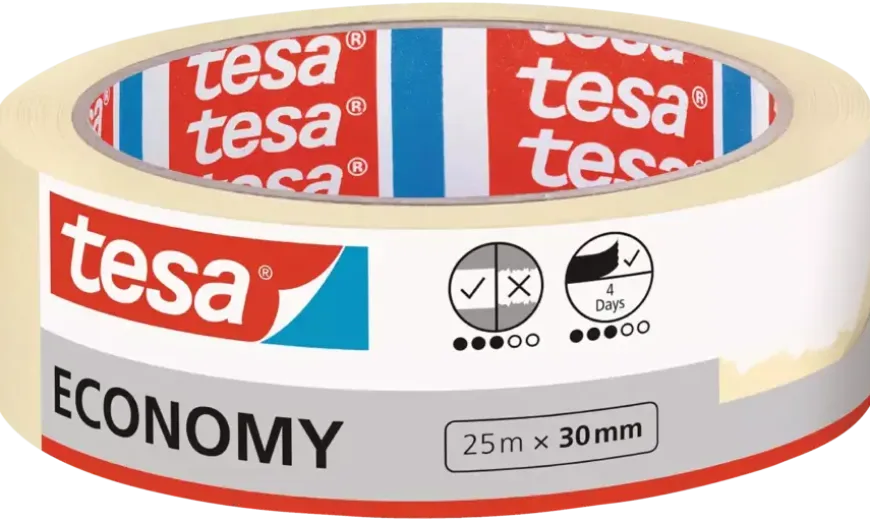 Tesa schilderstape universeel beige 25 m x 30 mm