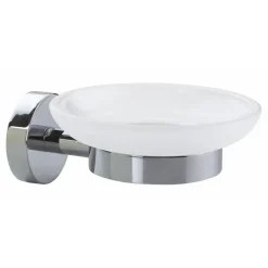 Tesa Smooz zeephouder gesatineerd glas chroom
