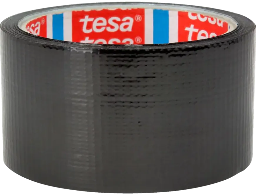 Tesa Universal Extra Power reparatietape zwart 50 mm x 10 m