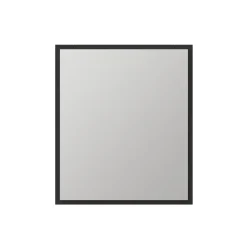 Tiger badkamerspiegel S-line rechthoek 60 x 70 cm met lijst mat zwart