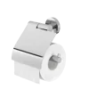 Tiger Boston toiletrolhouder met klep chroom