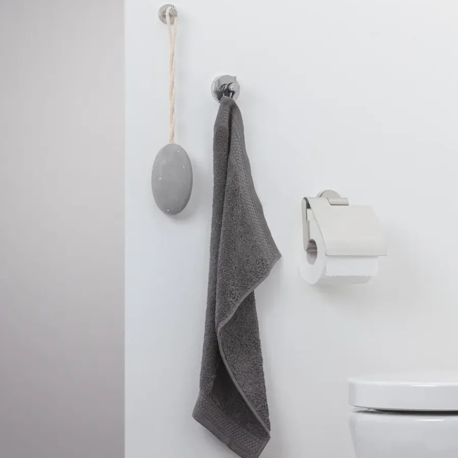 Tiger Boston toiletrolhouder met klep chroom