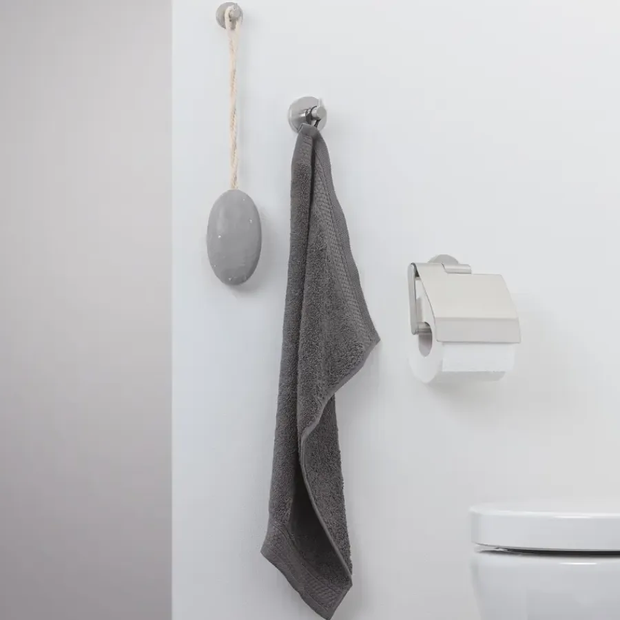 Tiger Boston toiletrolhouder met klep rvs