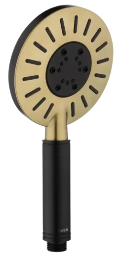 Tiger douchekop Splash Akcent handdouche waterbesparend 3 standen ø 12 cm zwart