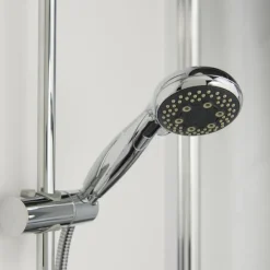 Tiger douchekop Splash Eco Malaga handdouche waterbesparend 5 standen ø 8 cm chroom