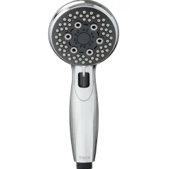 Tiger douchekop Splash Eco Malaga handdouche waterbesparend 5 standen ø 8 cm chroom