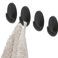 Tiger haak Baseline set van 4 zwart zelfklevend