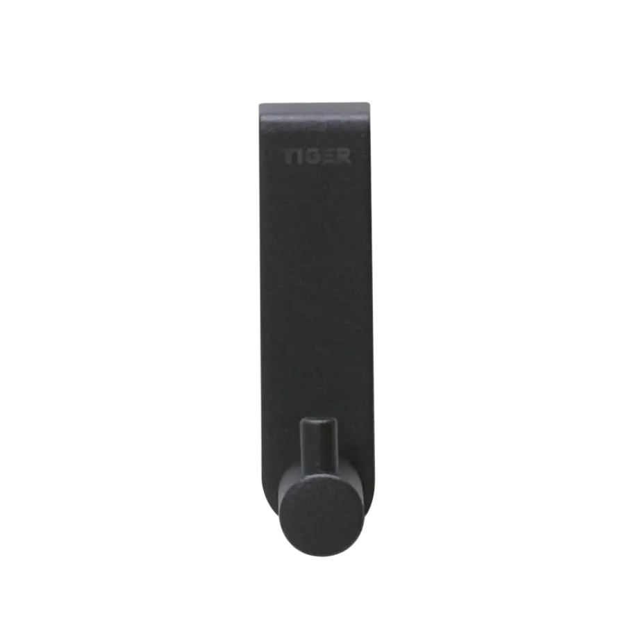 Tiger haak mat zwart voor douchecabine 6–8 mm