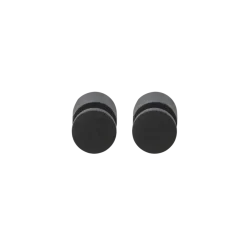 Tiger haken set van 2 Pico mat zwart RVS