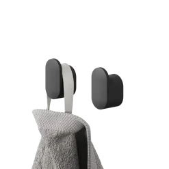 Tiger handdoekhaak Carv klein (2 stuks) Zwart