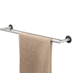 Tiger handdoekrek Cooper dubbel 65,2 cm RVS geborsteld / Zwart