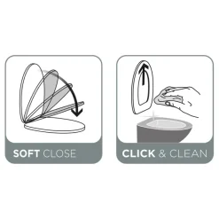 Tiger Mason wc bril pergamon met softclose en quick release