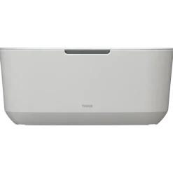 Tiger Opbergbox TESS met deksel wit/lichtgrijs