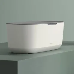 Tiger Opbergbox TESS met deksel wit/lichtgrijs