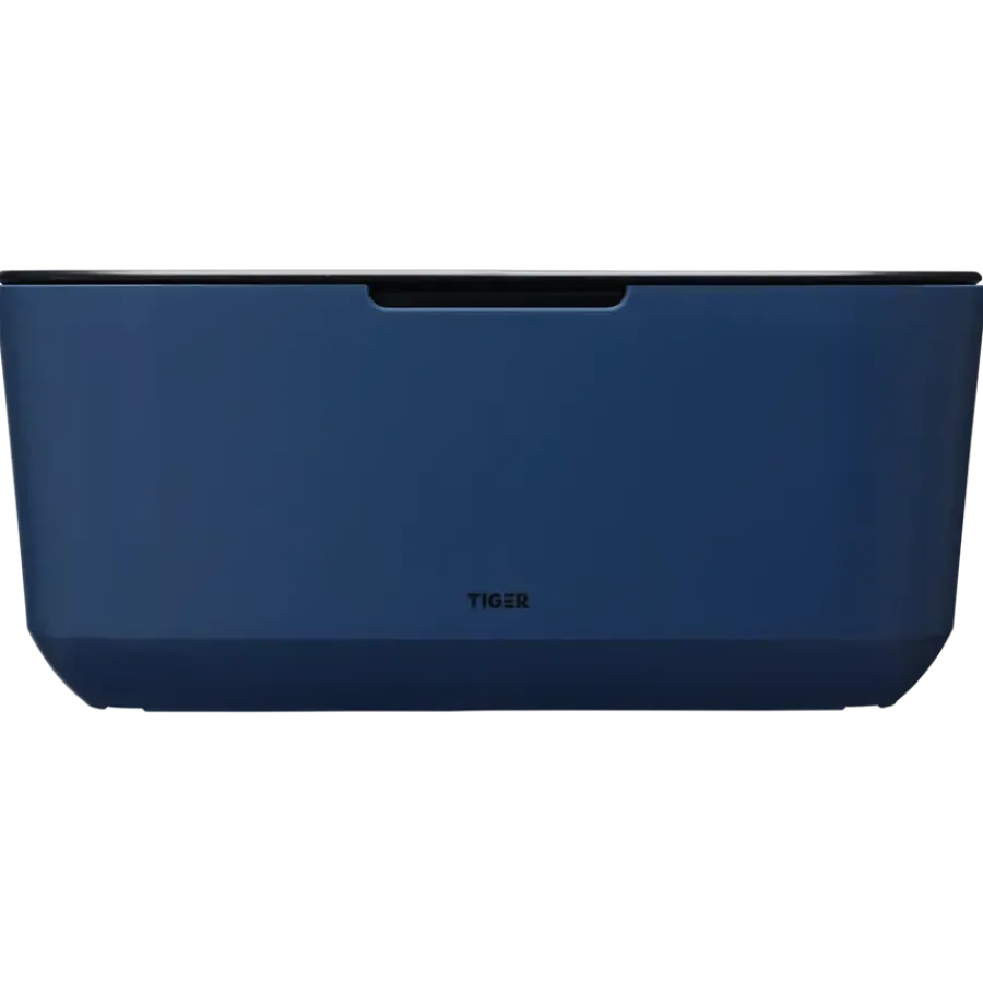 Tiger Opbergbox TESS met deksel blauw/zwart