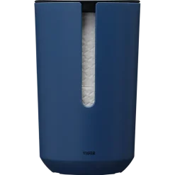Tiger Reserverolhouder TESS met deksel vrijstaand blauw/zwart