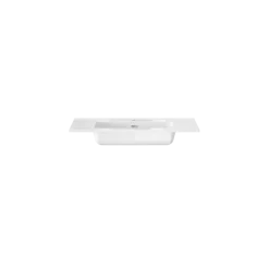 Tiger T-Line Oval inbouwwastafel 81 cm meubel wit